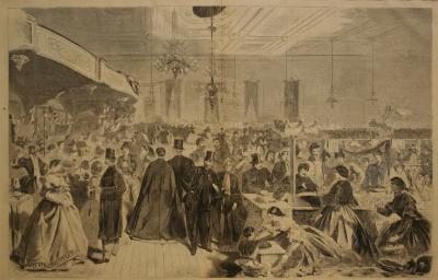 Great Fair Given at the City Assemby  Rooms, New York, December 1861, in Aid of City Poor