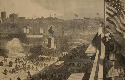 Great Sumter Meeting in Union Square, New York, April 11, 1863