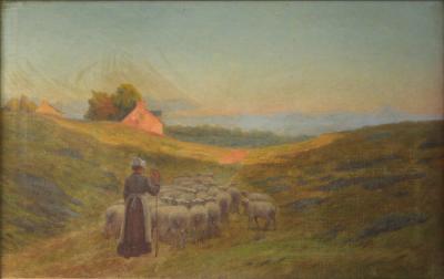 Untitled (Shepherdess and Flock)