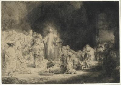 Christ Healing the Sick (The Hundred Guilder Print)