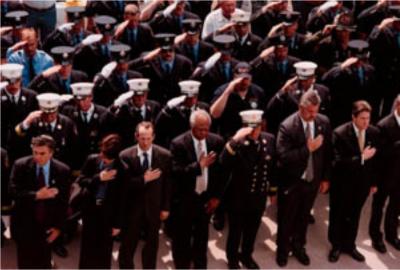 Memorial, Ground Zero, New York City, Sept. 11