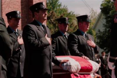 Funeral for a Fireman, Staten Island, Sept. 18