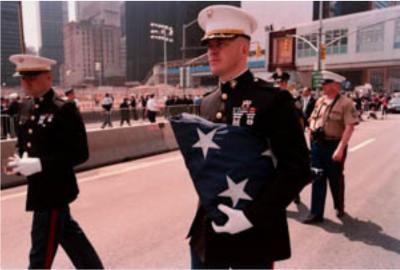 Memorial, Ground Zero, New York City, Sept. 11